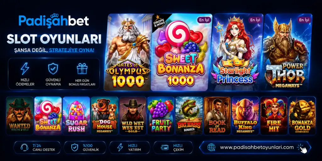 padişahbet slot oyunları